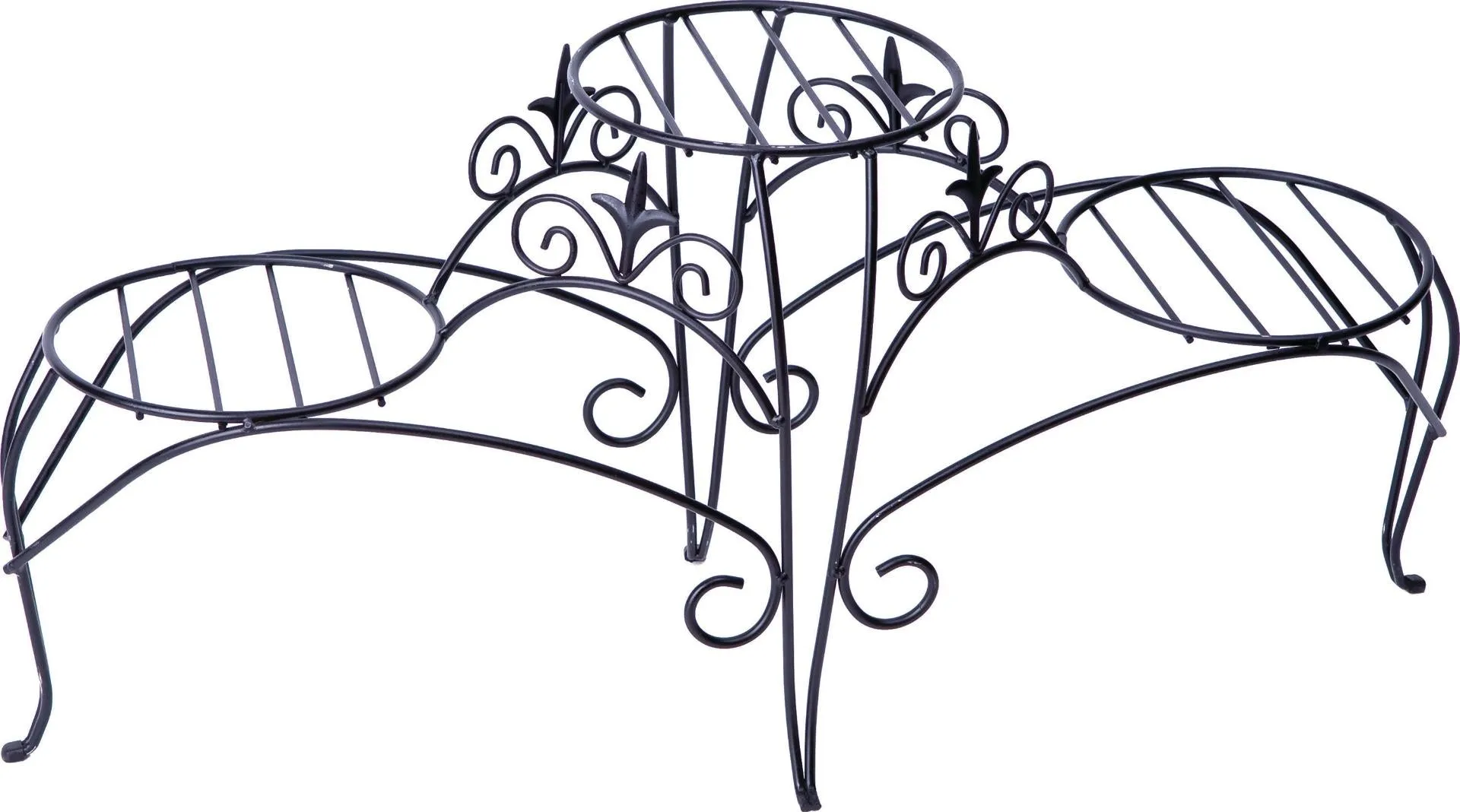 3- Tiered Plant Stand With Finial