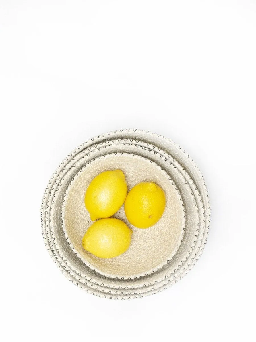 Amari  Round Bowl - Black (Set Of 4)
