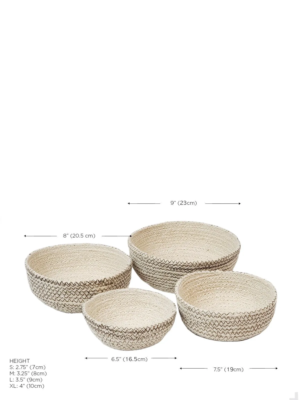 Amari  Round Bowl - Brown (Set Of 4)