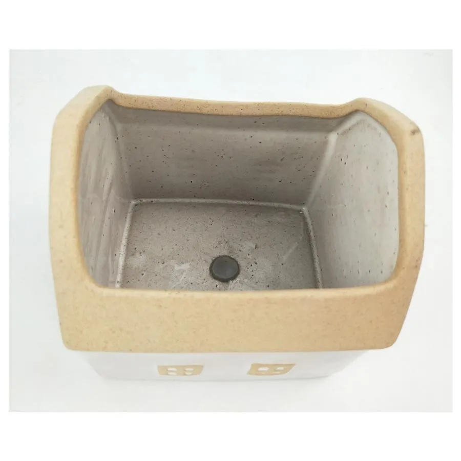 Aspen Barn House Planter - White