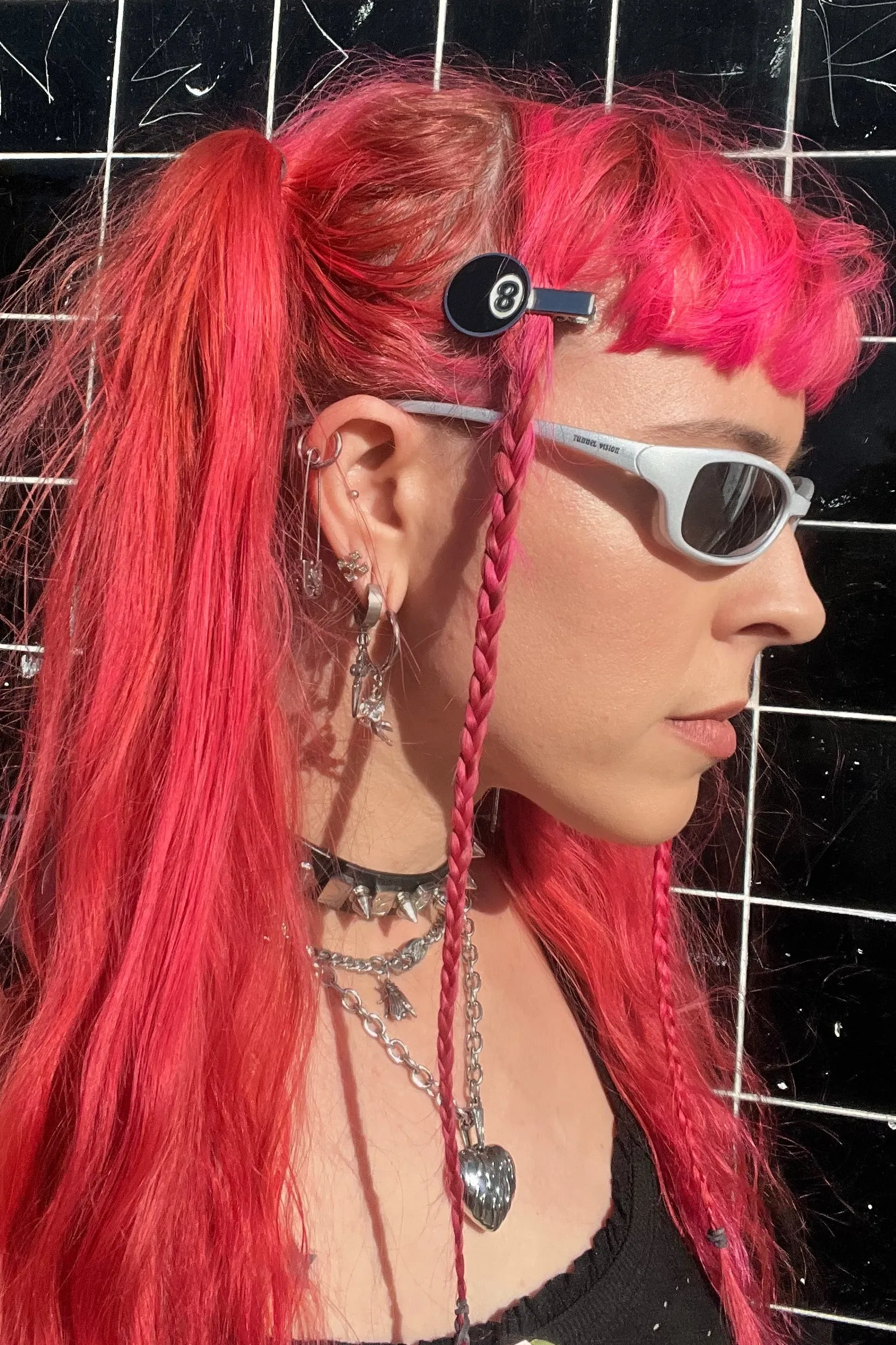 Cat Viper Silver Sunglasses