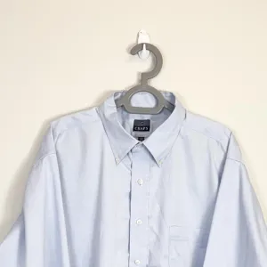 Chaps Shirt Mens XL Blue Collared Button Down