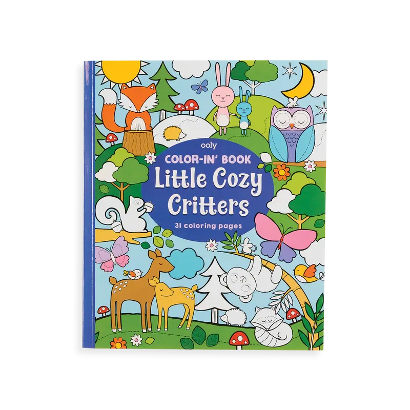 Colour-in Book ''Little Cozy Critters''