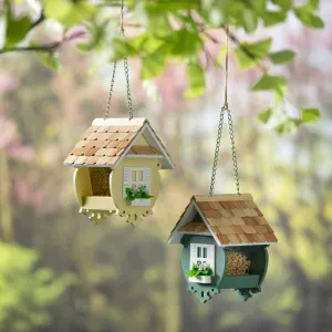 Cottage Wood Bird Feeder, 2 styles, Plow & Hearth