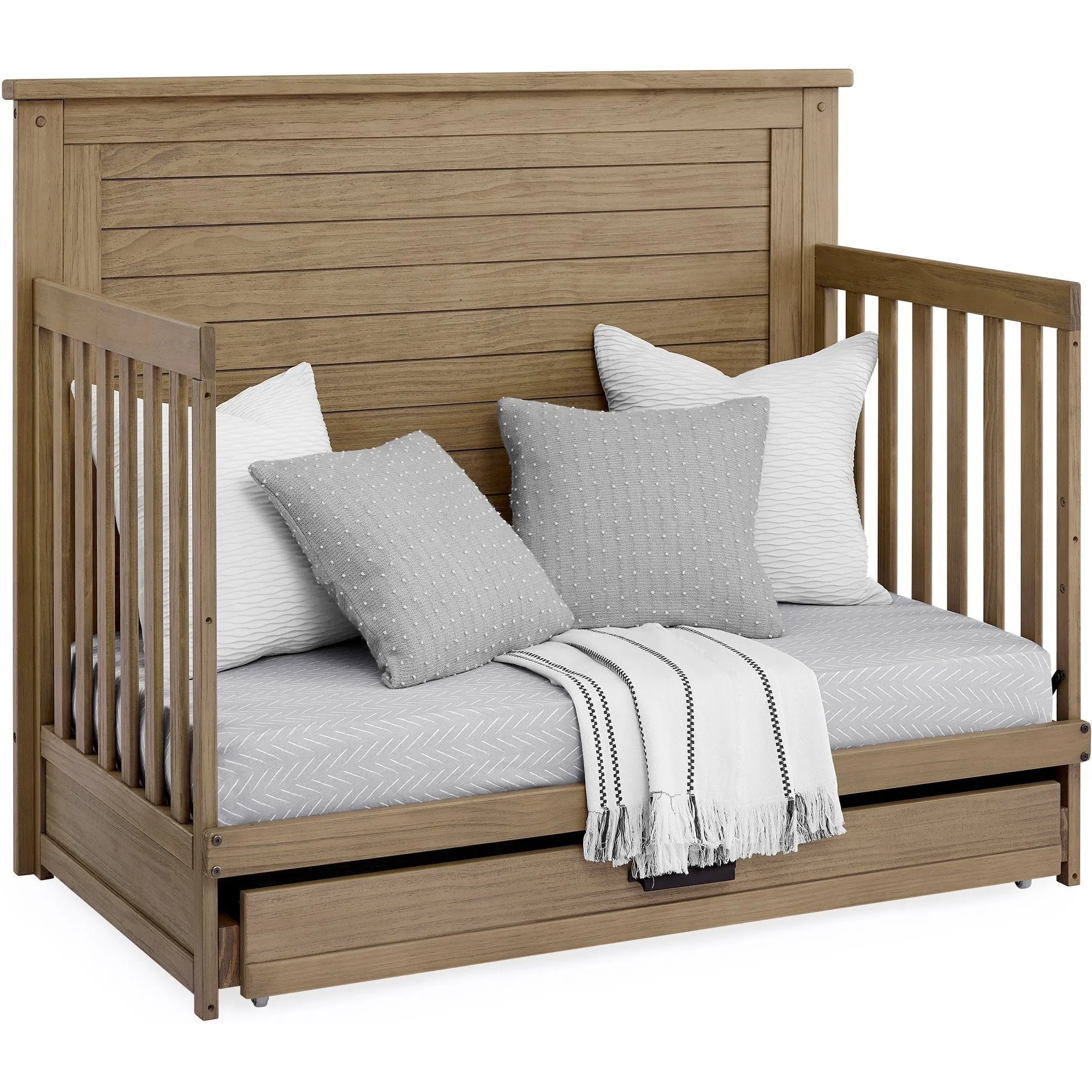 Delta Children Caden 6-in-1 Convertible Crib with Trundle Drawer