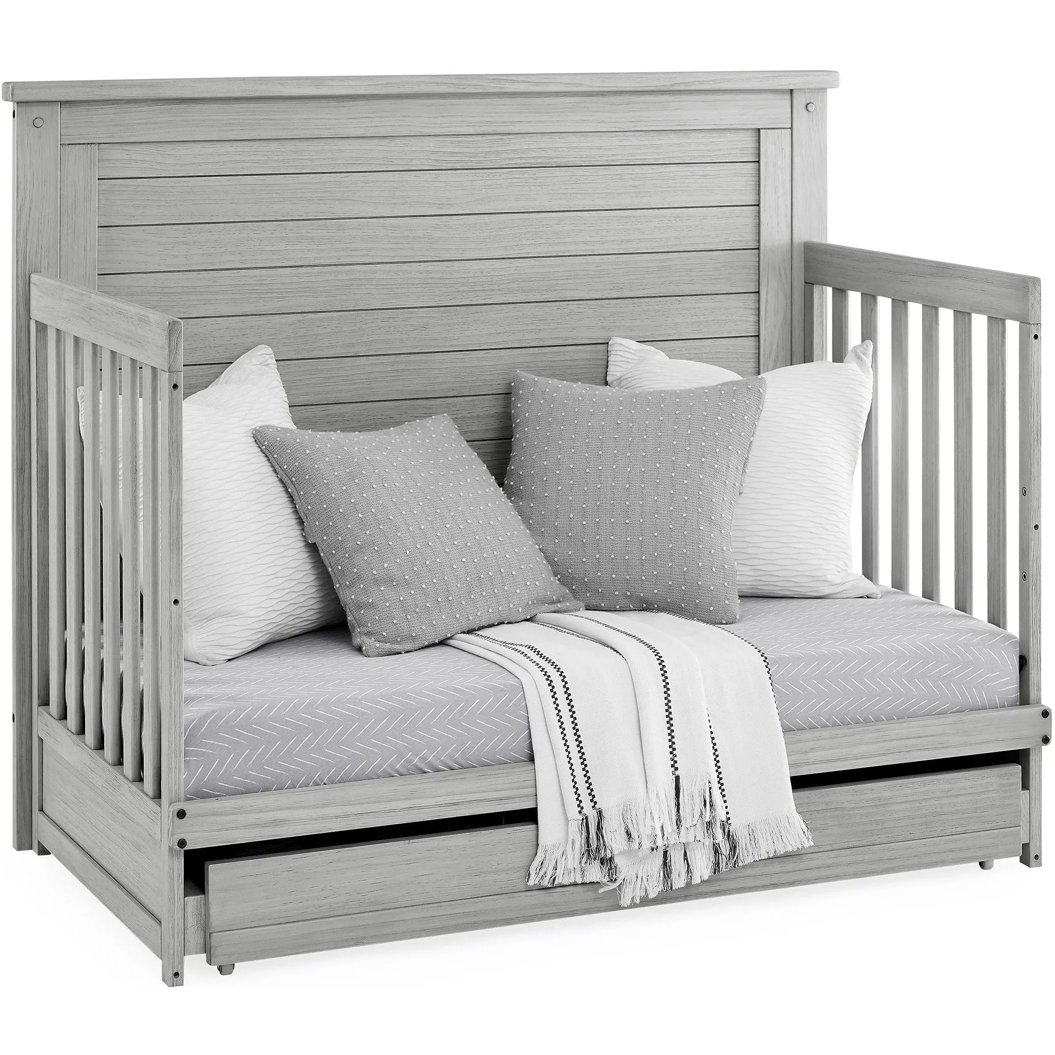 Delta Children Caden 6-in-1 Convertible Crib with Trundle Drawer