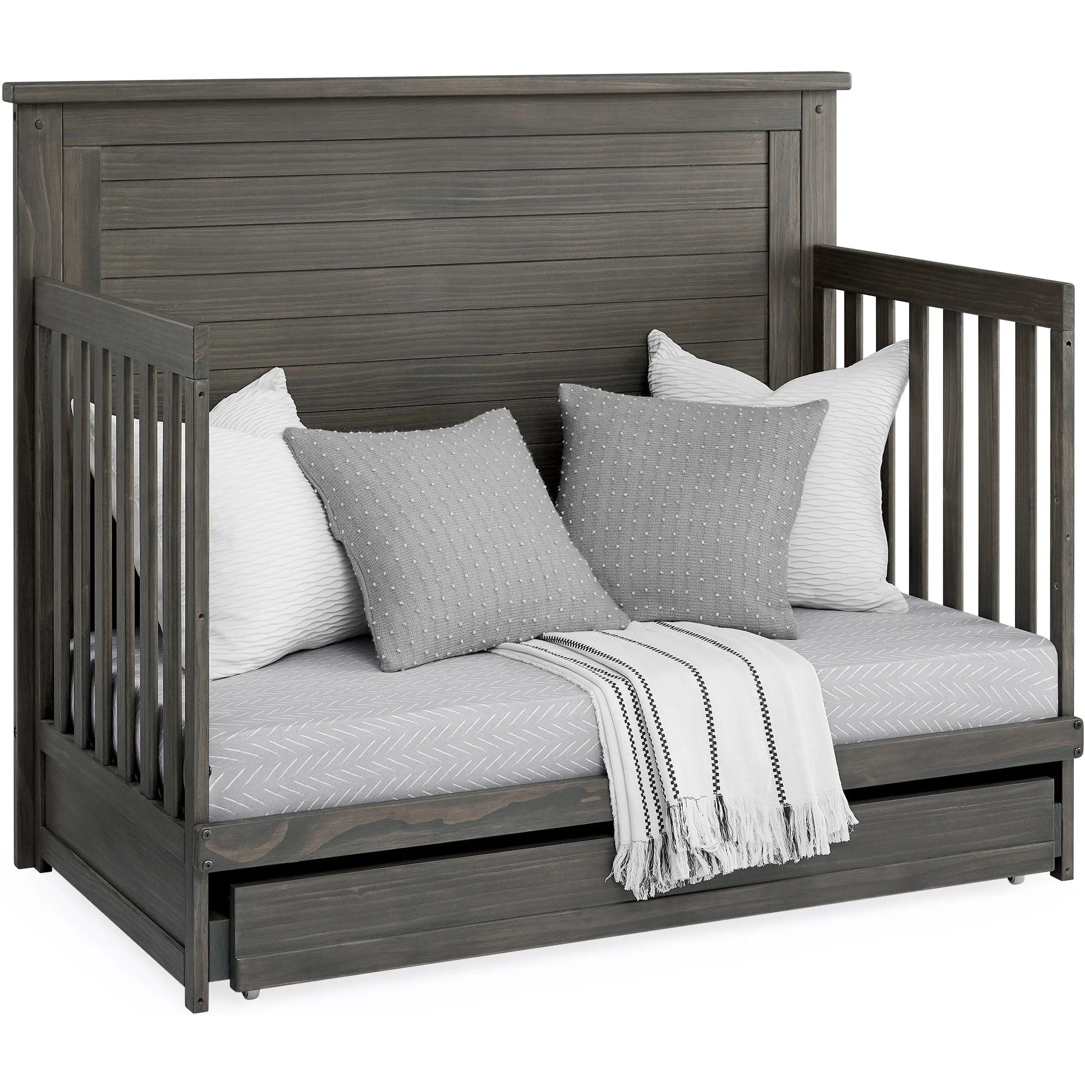 Delta Children Caden 6-in-1 Convertible Crib with Trundle Drawer