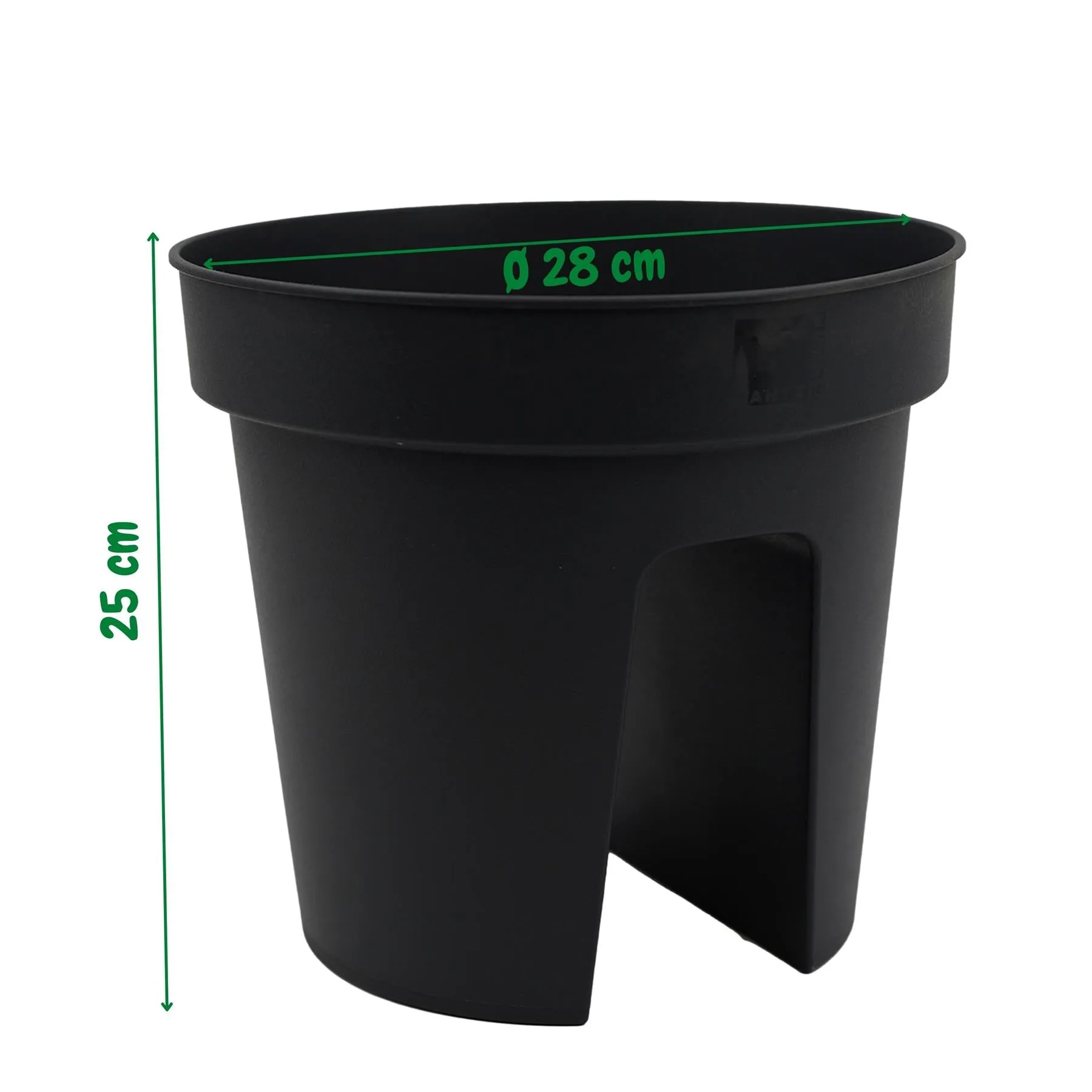 Flower Bridge Hanging Planter Round Pot
