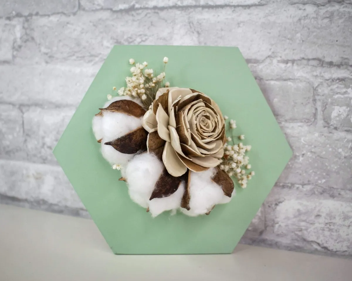 Hexagon Wood Cutout