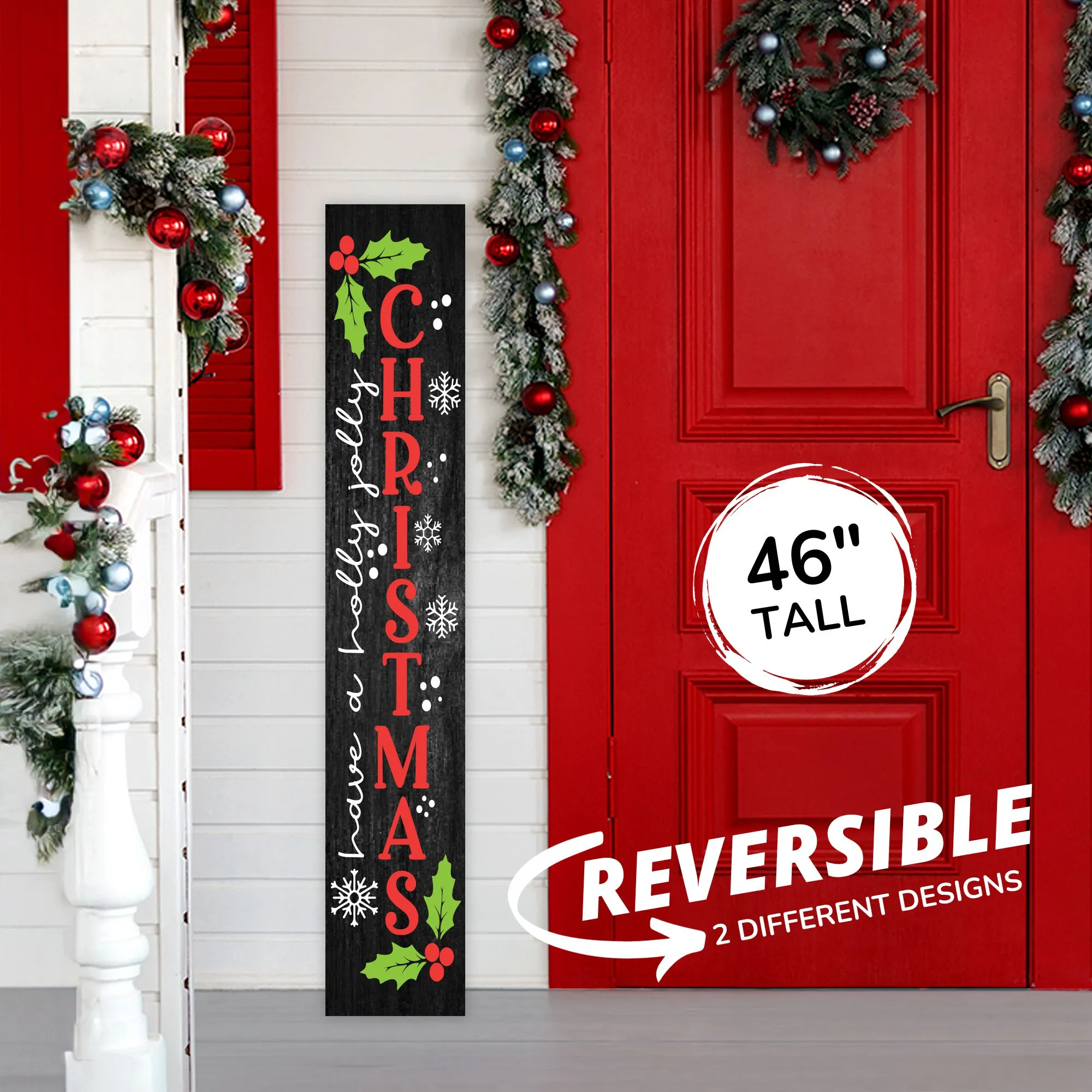 Ho Ho Ho Christmas Porch Sign