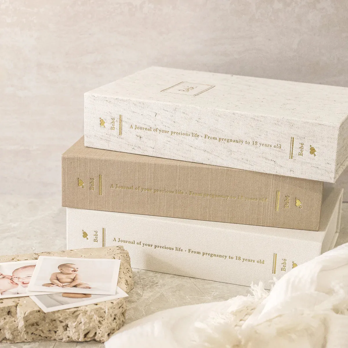 Keepsake Bebe Book Ivory