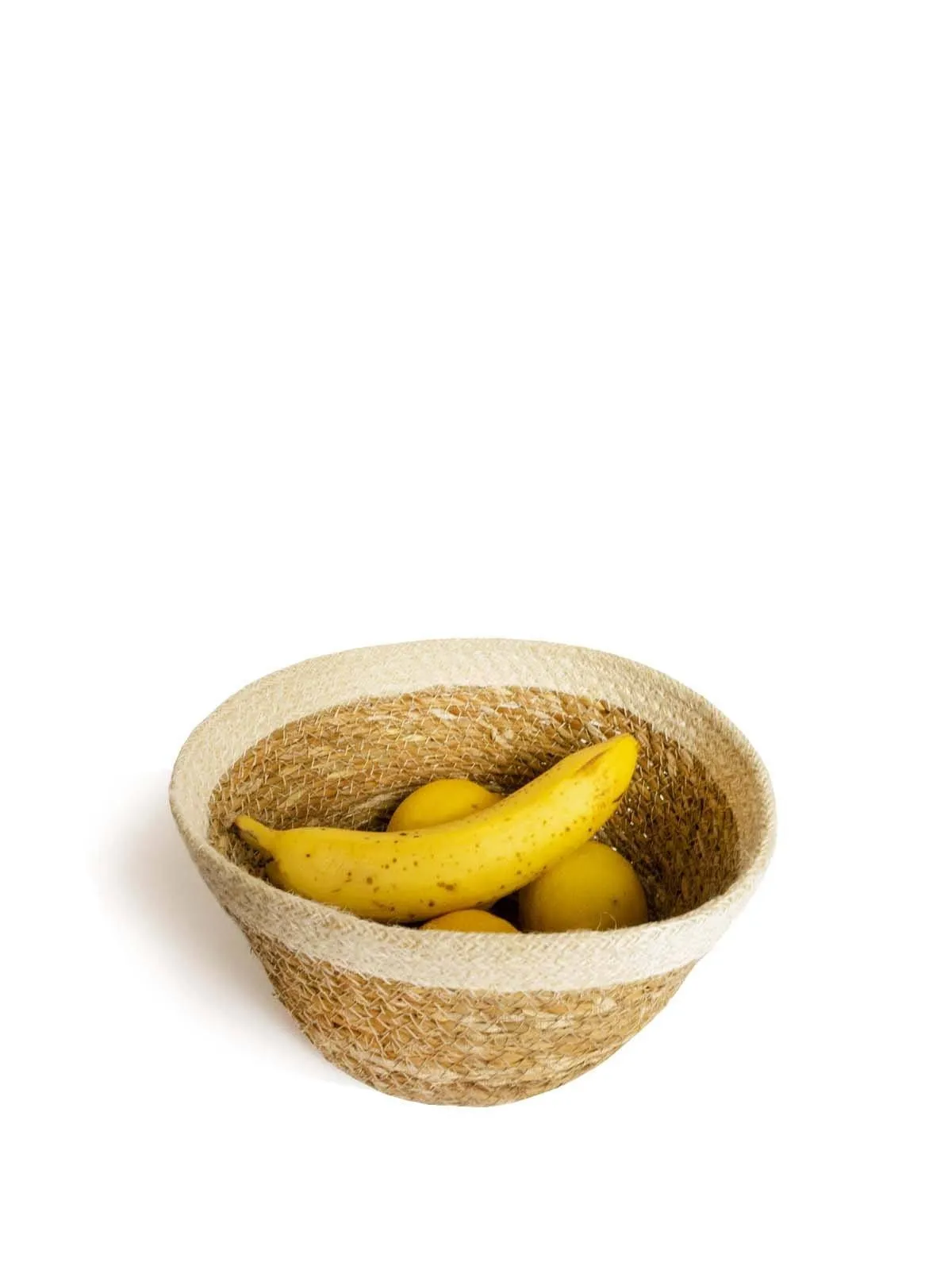 Korissa Savar Handwoven Jute & Seagrass Plant Bowls