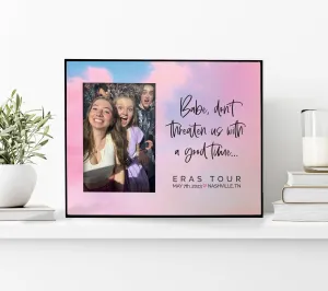 lover inspired frame taylor concert memory picture frame personalized concert date and personalized frame eras tour memory gift
