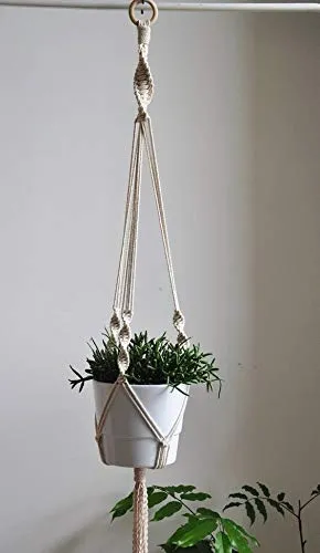 Minimalist Macrame Plant Hanger (Set of 5)