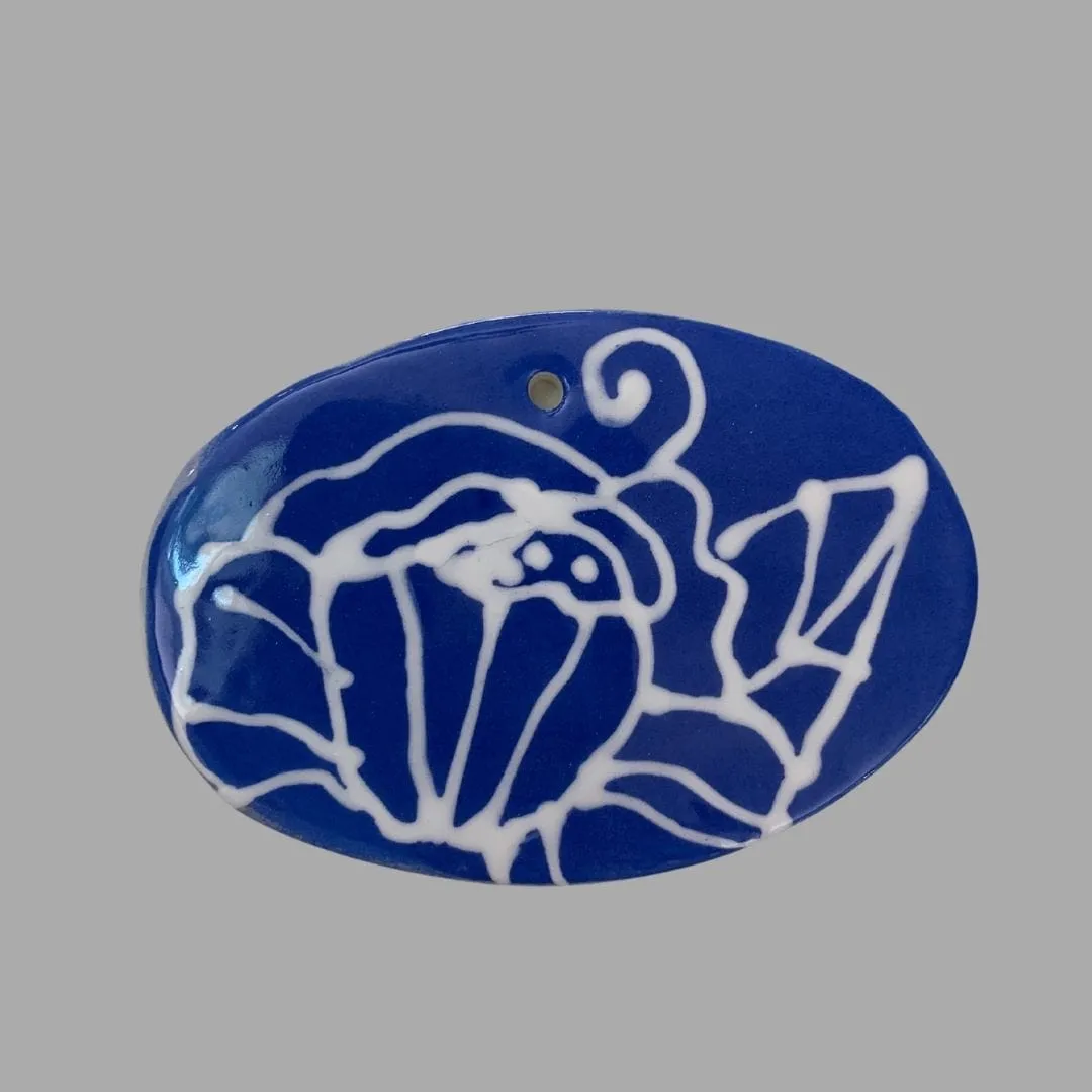 New!  Full Color Simple Floral Medium Blessing Bowl (options)