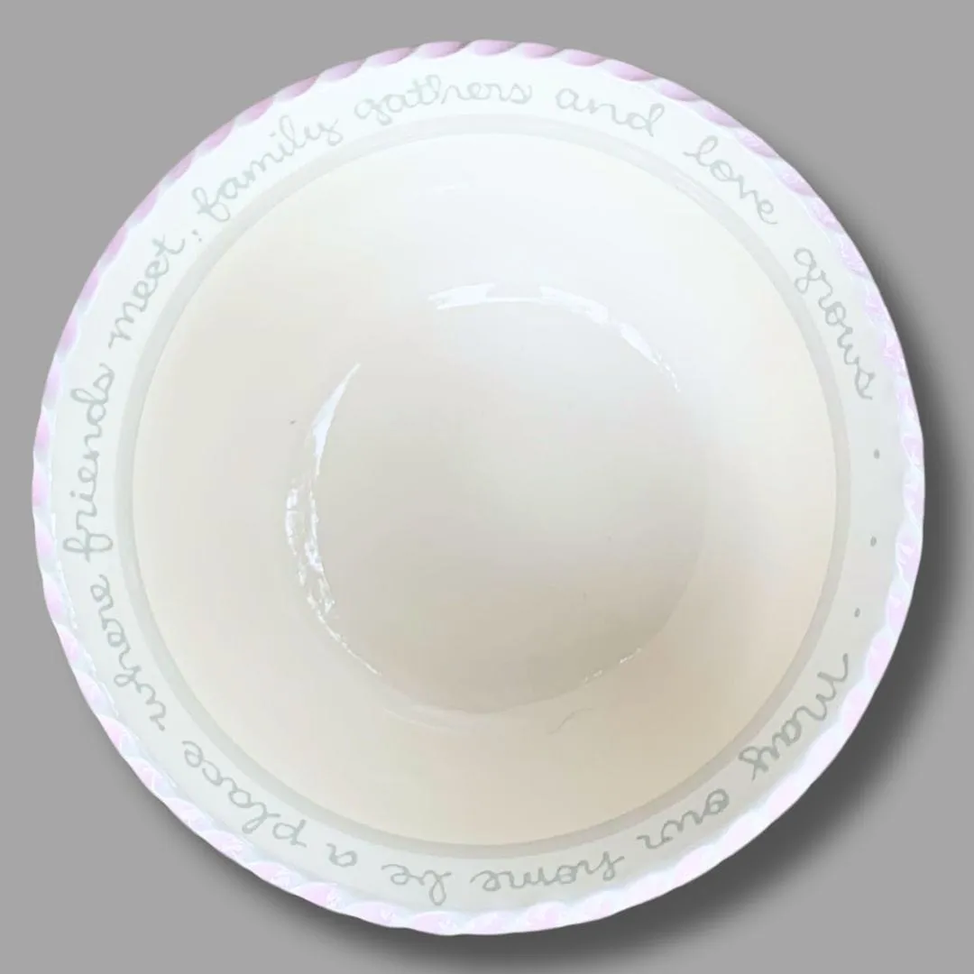 New!  Full Color Simple Floral Medium Blessing Bowl (options)