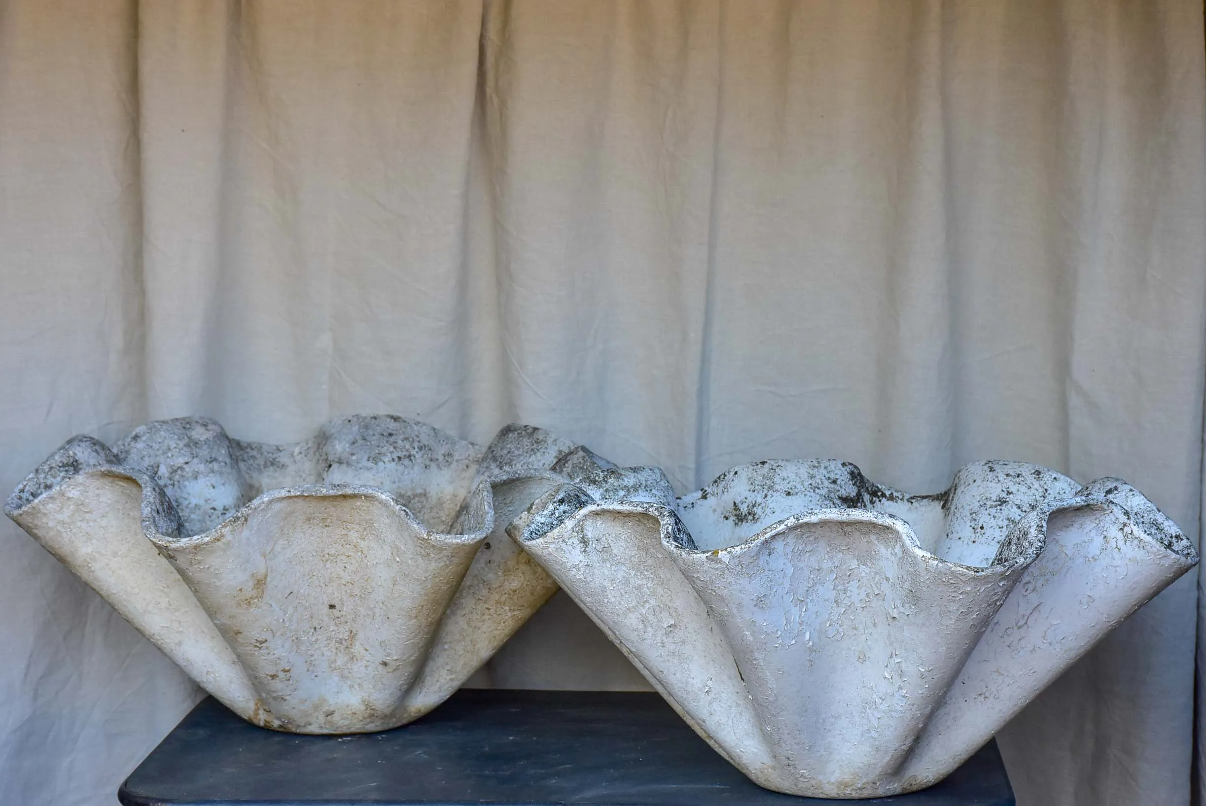 Pair of mid century garden planters - style Willy Guhl