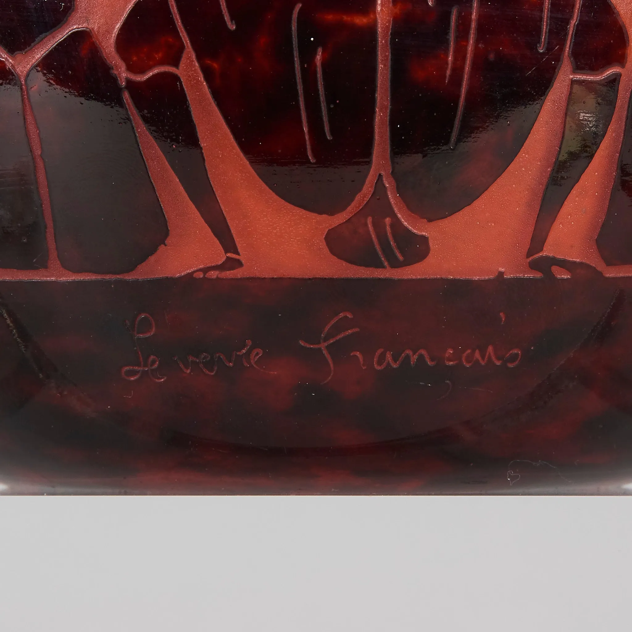 "Scarab Vase" by Le Verre Francais