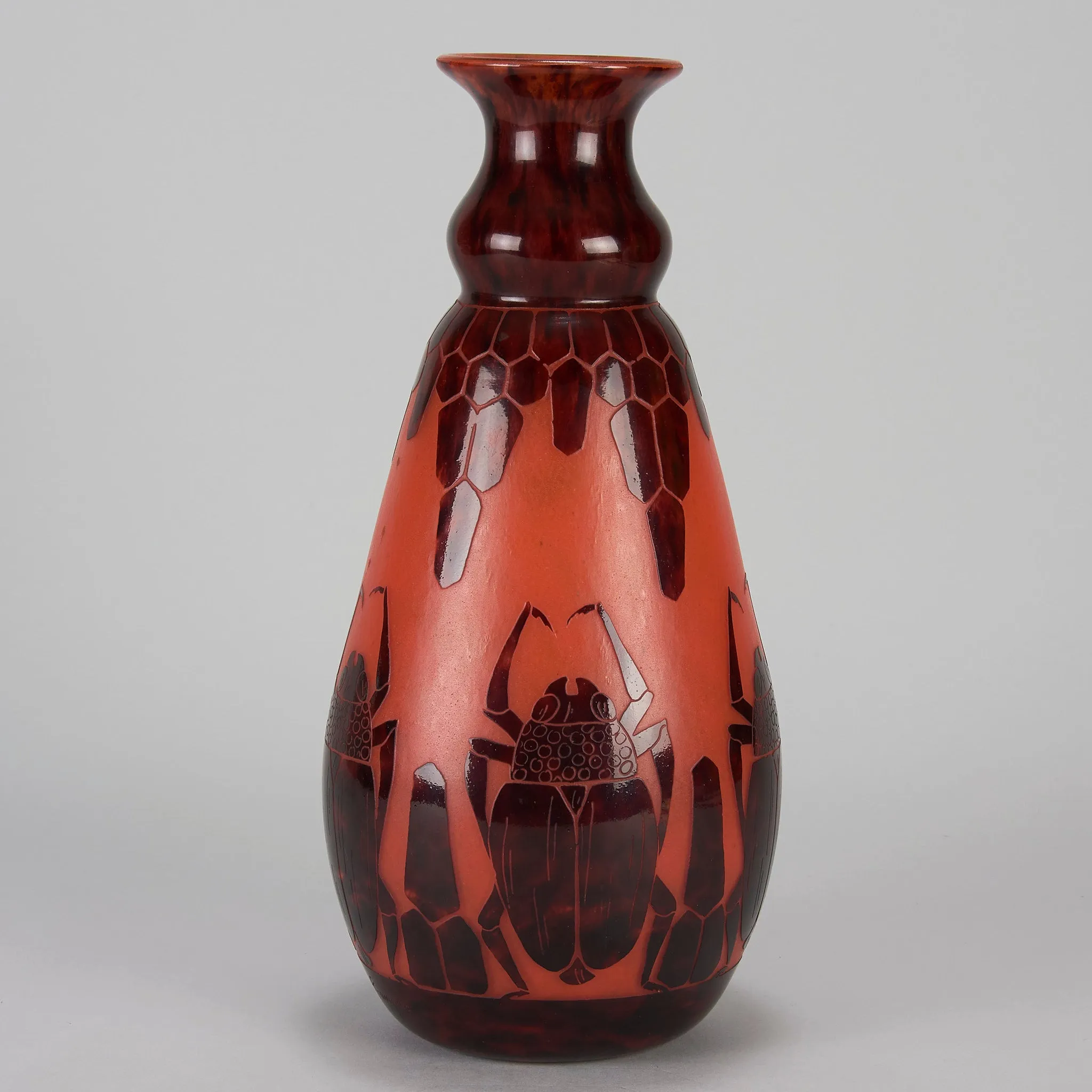 "Scarab Vase" by Le Verre Francais