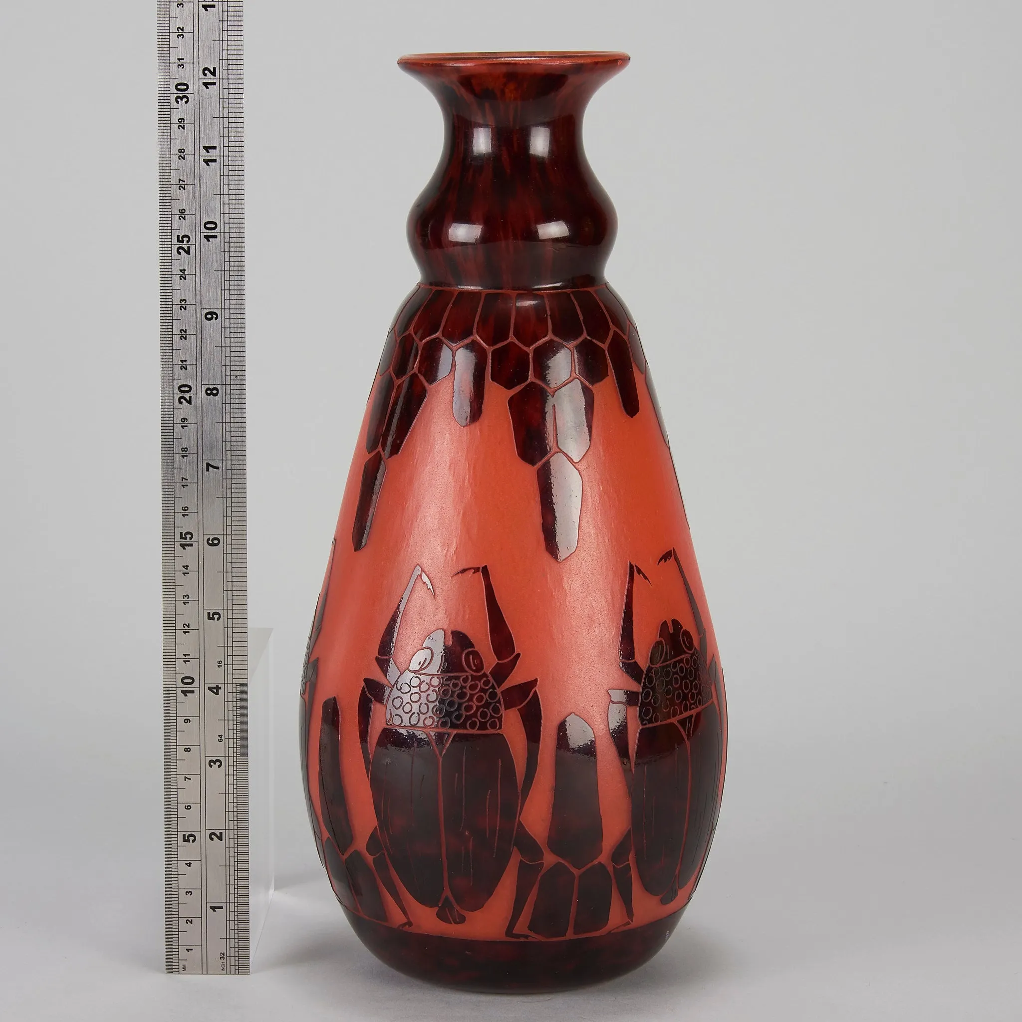 "Scarab Vase" by Le Verre Francais