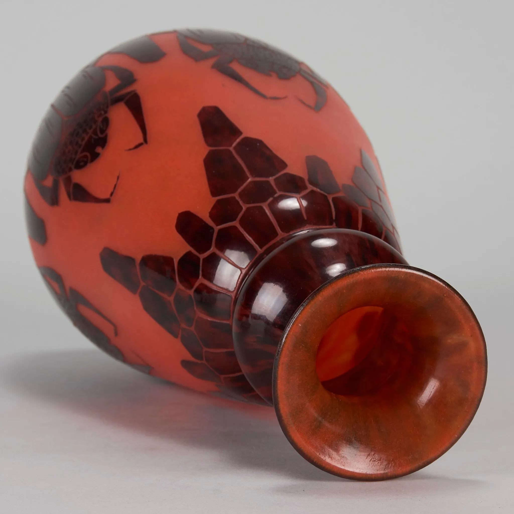 "Scarab Vase" by Le Verre Francais