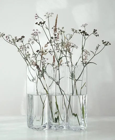Row Vase, 3 Chambers High and Low