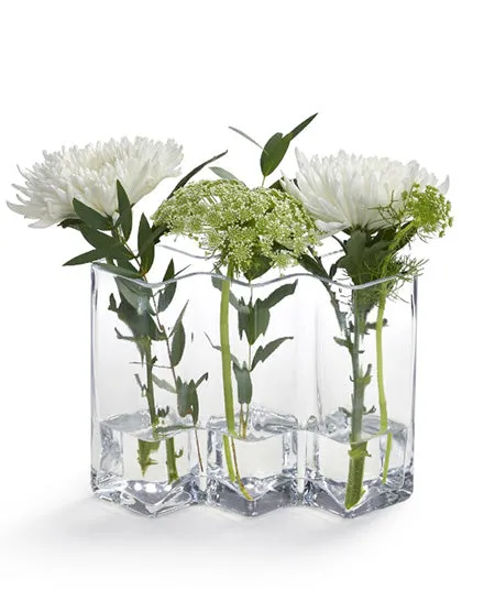 Row Vase, 3 Chambers High and Low