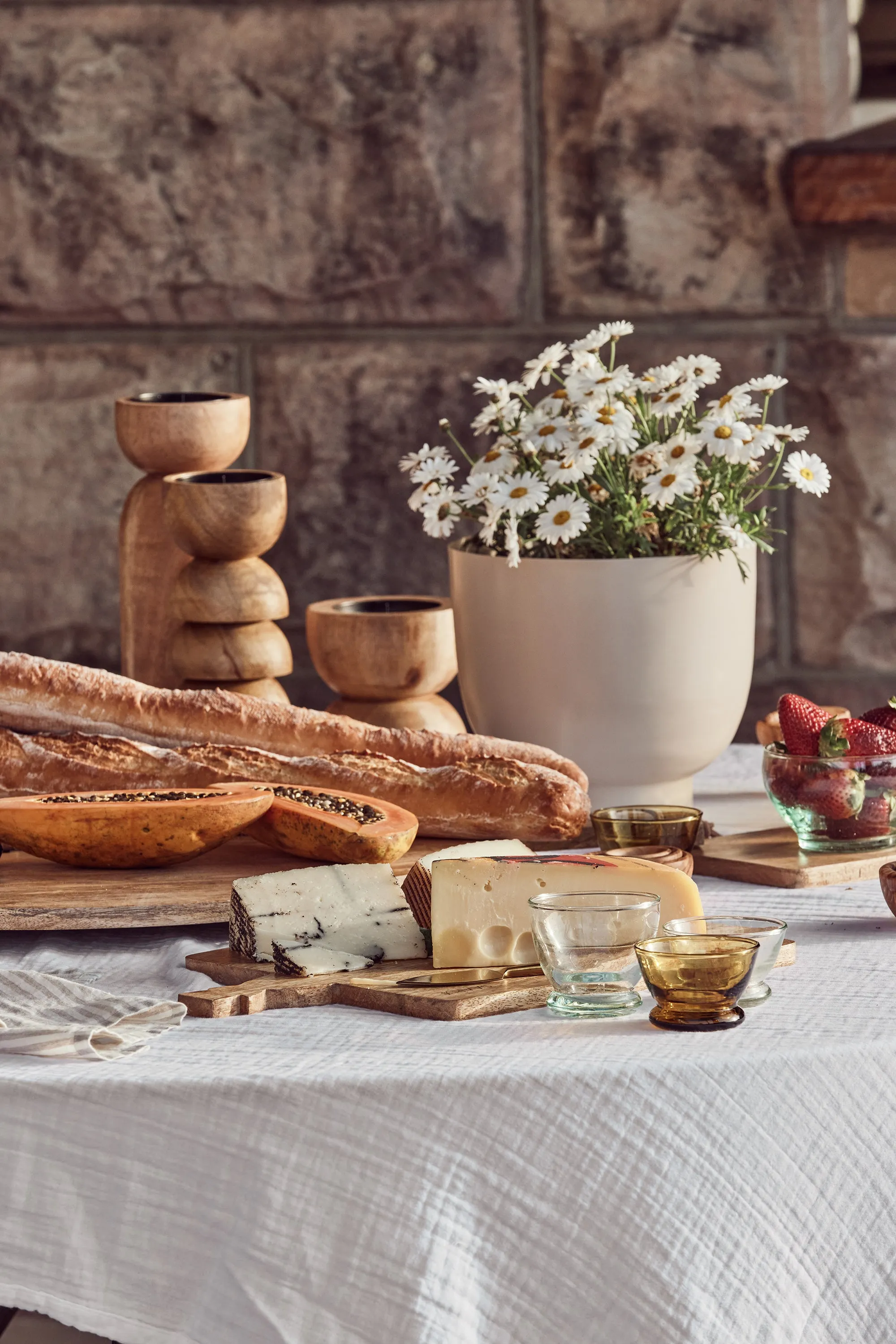 Toulin Candle Holder | Natural