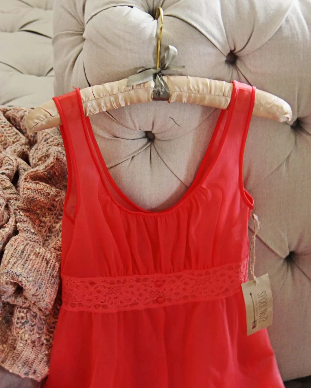 Vintage Flutter Lace Cami