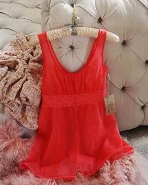 Vintage Flutter Lace Cami