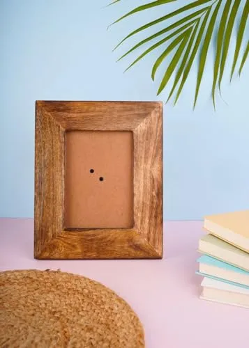 WEAVING HOMES Essential Wooden Frame| Solid Wood Picture Frame for Table Decor, Wall Decor, Office Decor & Home Décor