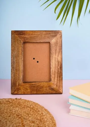WEAVING HOMES Essential Wooden Frame| Solid Wood Picture Frame for Table Decor, Wall Decor, Office Decor & Home Décor