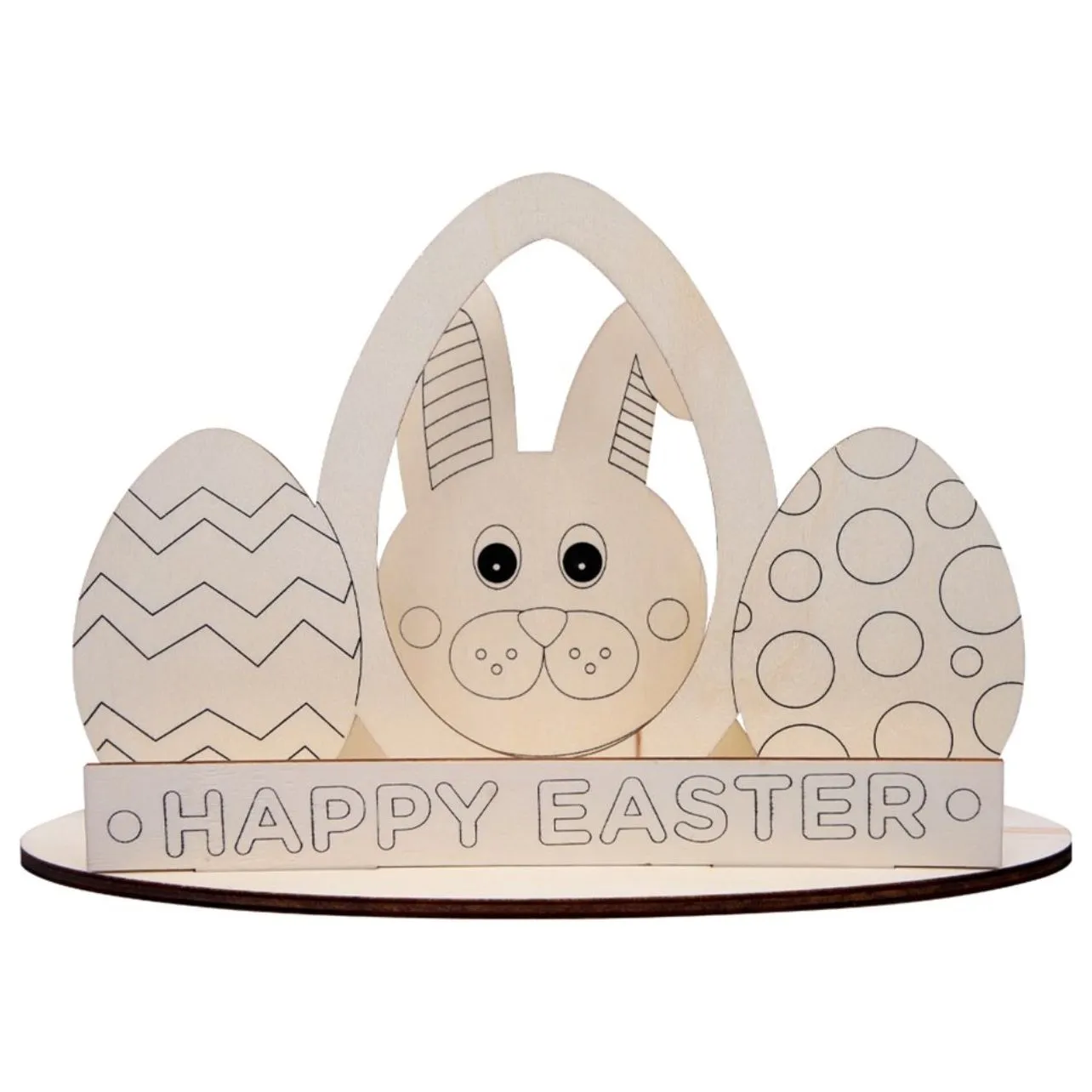 Wooden Easter Dioramas - Pack of 10