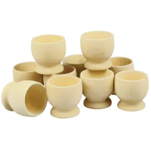 Wooden Egg Cups Pack of 10