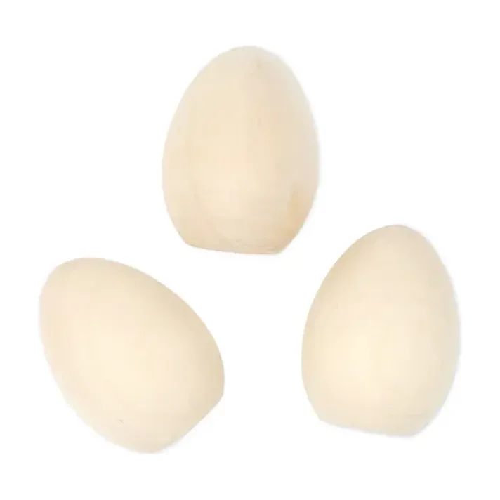 Wooden Eggs Pack of 3
